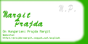 margit prajda business card